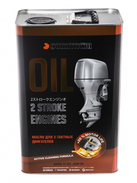 Масло SUMITACHI 2-STROKE ENGINES OIL TC-W3 4л