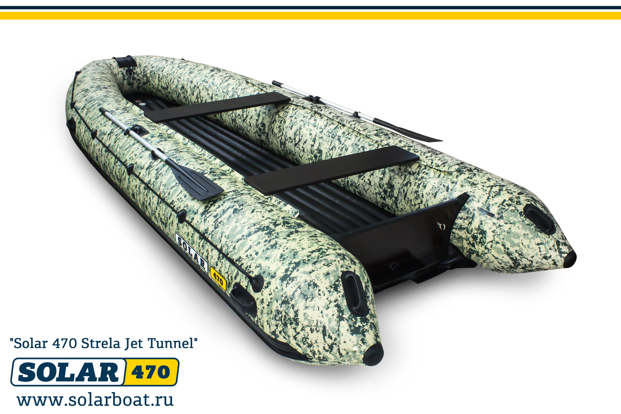 Лодка "Солар-470 Strela Jet Tunnel"