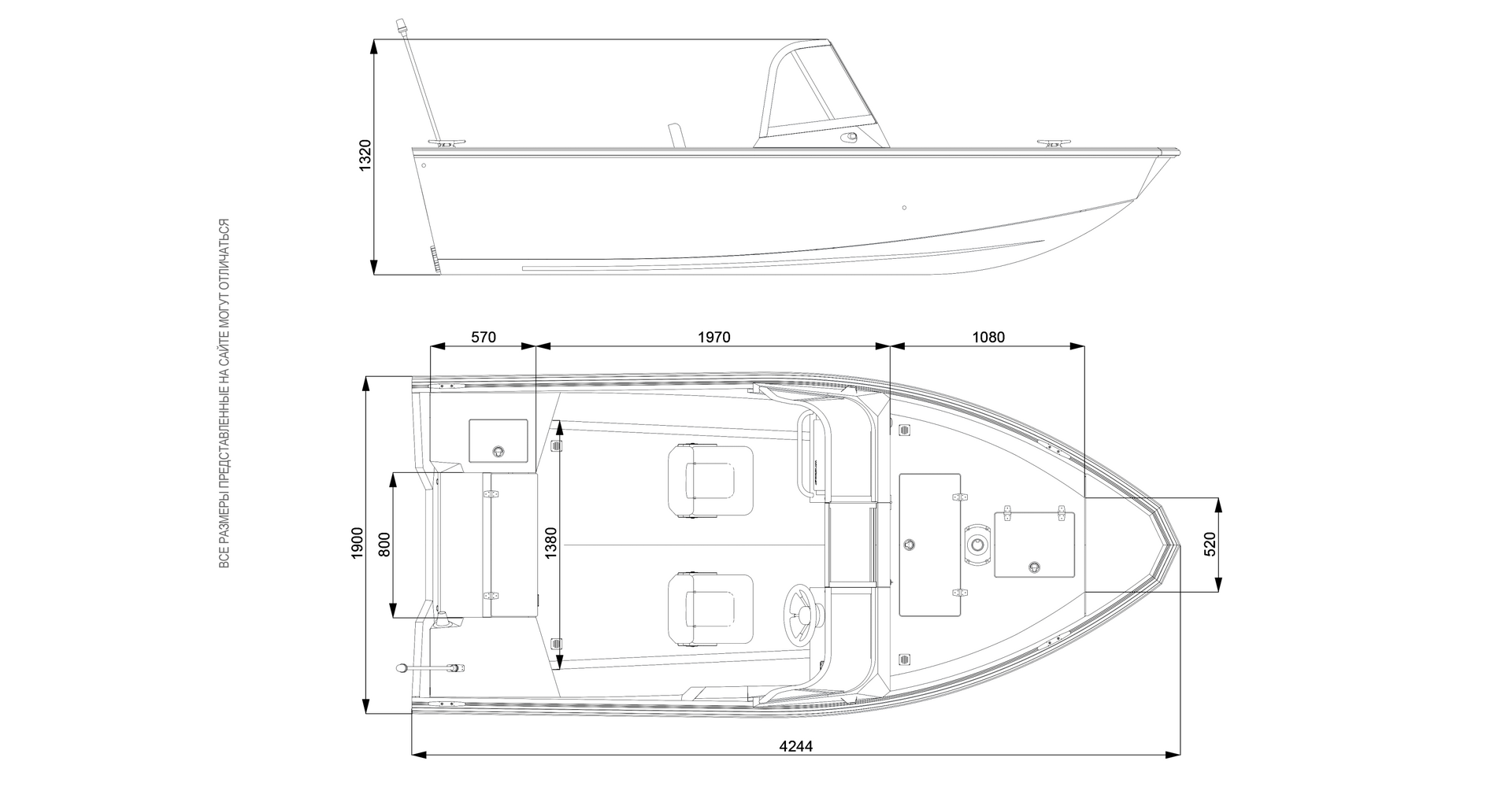 Лодка WINDBOAT 4.2 DC EVO