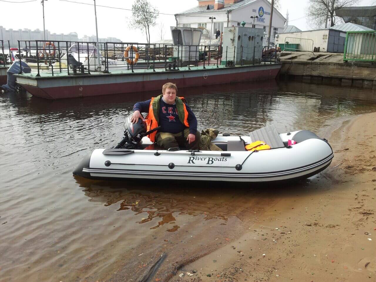 Лодка ПВХ RiverBoats — 410 (Киль)
