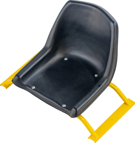 Пластиковое поперечное сиденье со спинкой С-6