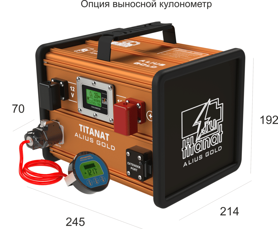 Аккумулятор литиевый 12V 105Ah LiFePO4 ALIUS GOLD