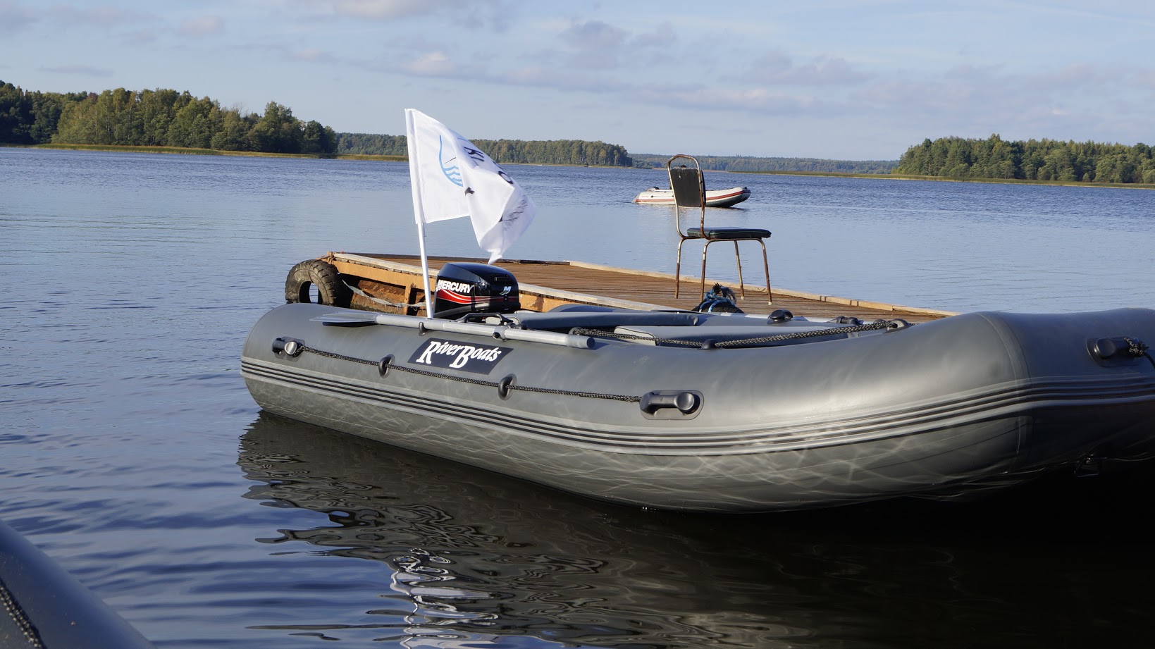 Лодка ПВХ RiverBoats — 410 (Киль)