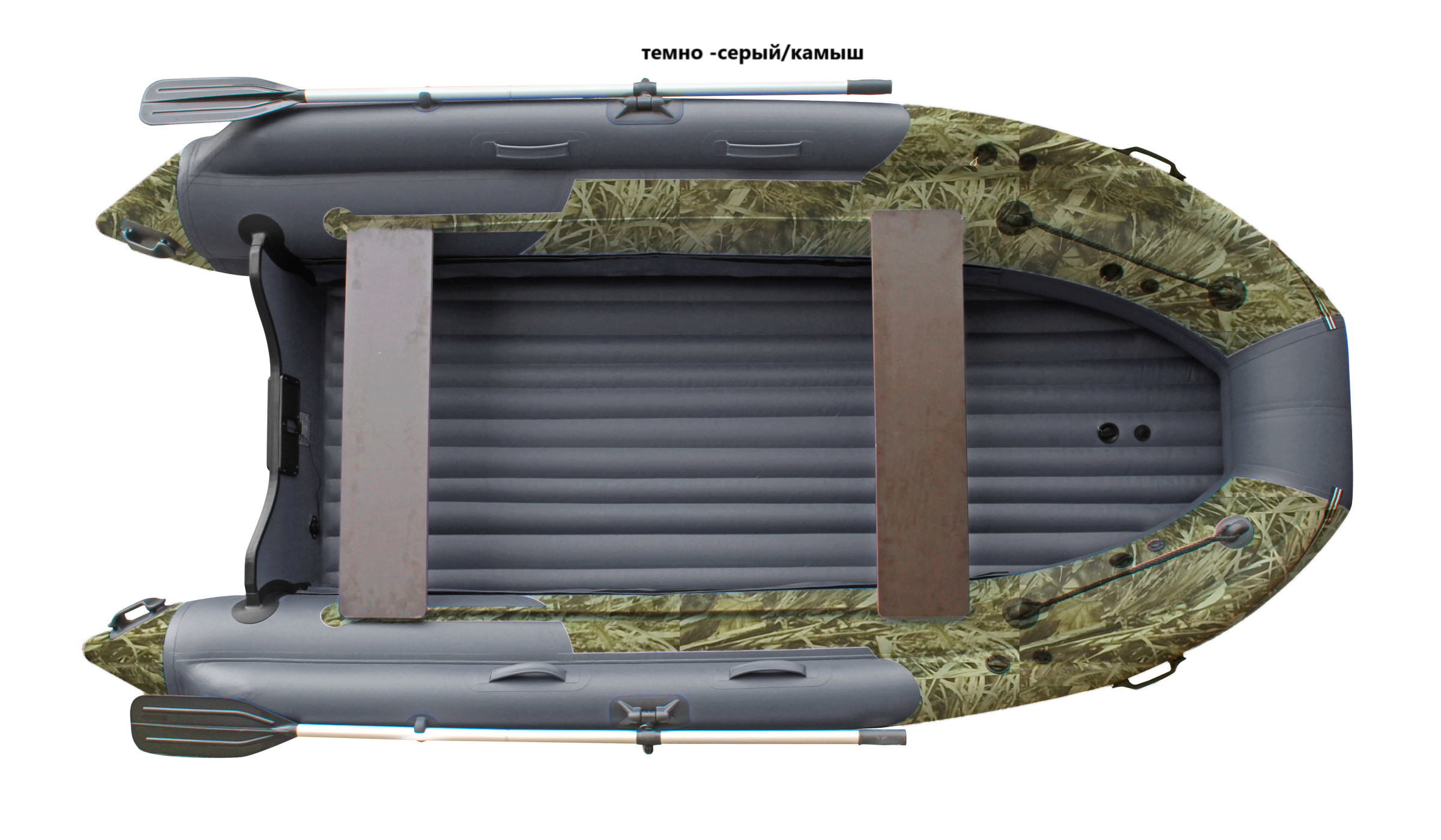 Лодка ПВХ SKAT TRITON 390 NDFi НД (фальшборт) КАМО