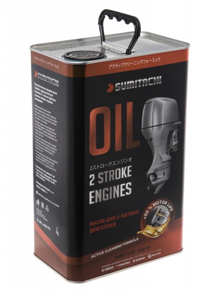 Масло SUMITACHI 2-STROKE ENGINES OIL TC-W3 4л