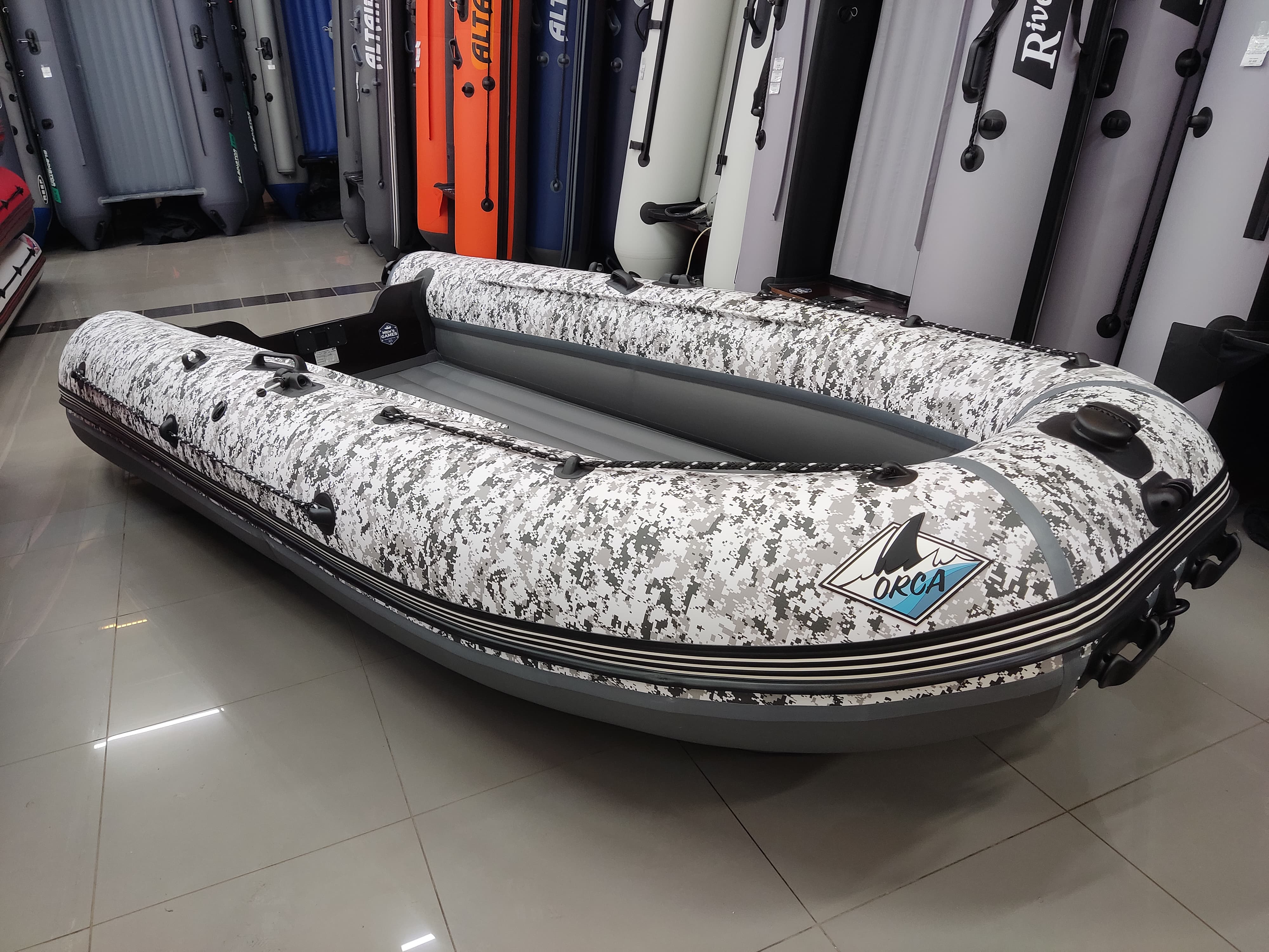 Лодка ПВХ ORCA 400 Арго НД КАРБОН