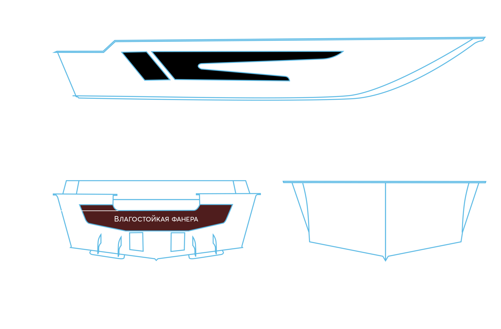 Лодка Swimmer 430