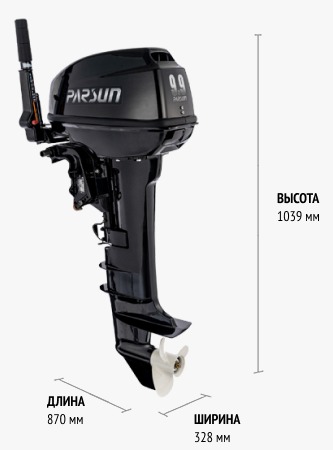 Мотор Parsun T9.9BMS USB