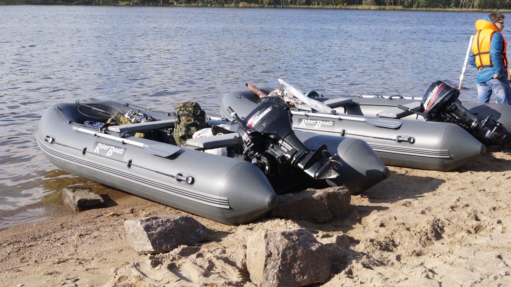 Лодка ПВХ RiverBoats — 410 (Киль)