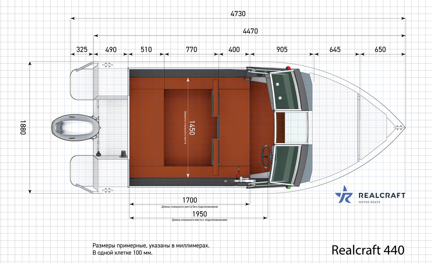 Лодка Realcraft 440