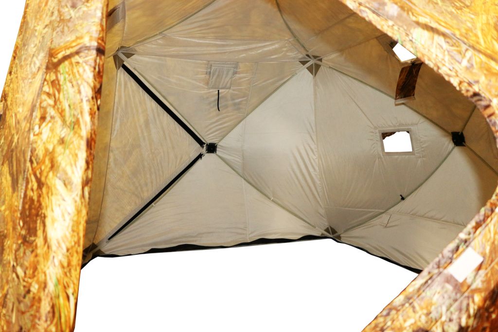 Палатка "Polar Bird" 4T long Камуфляж ЛЕС