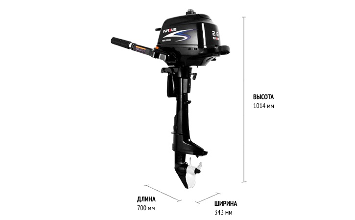 Мотор Parsun F2.6ABMS