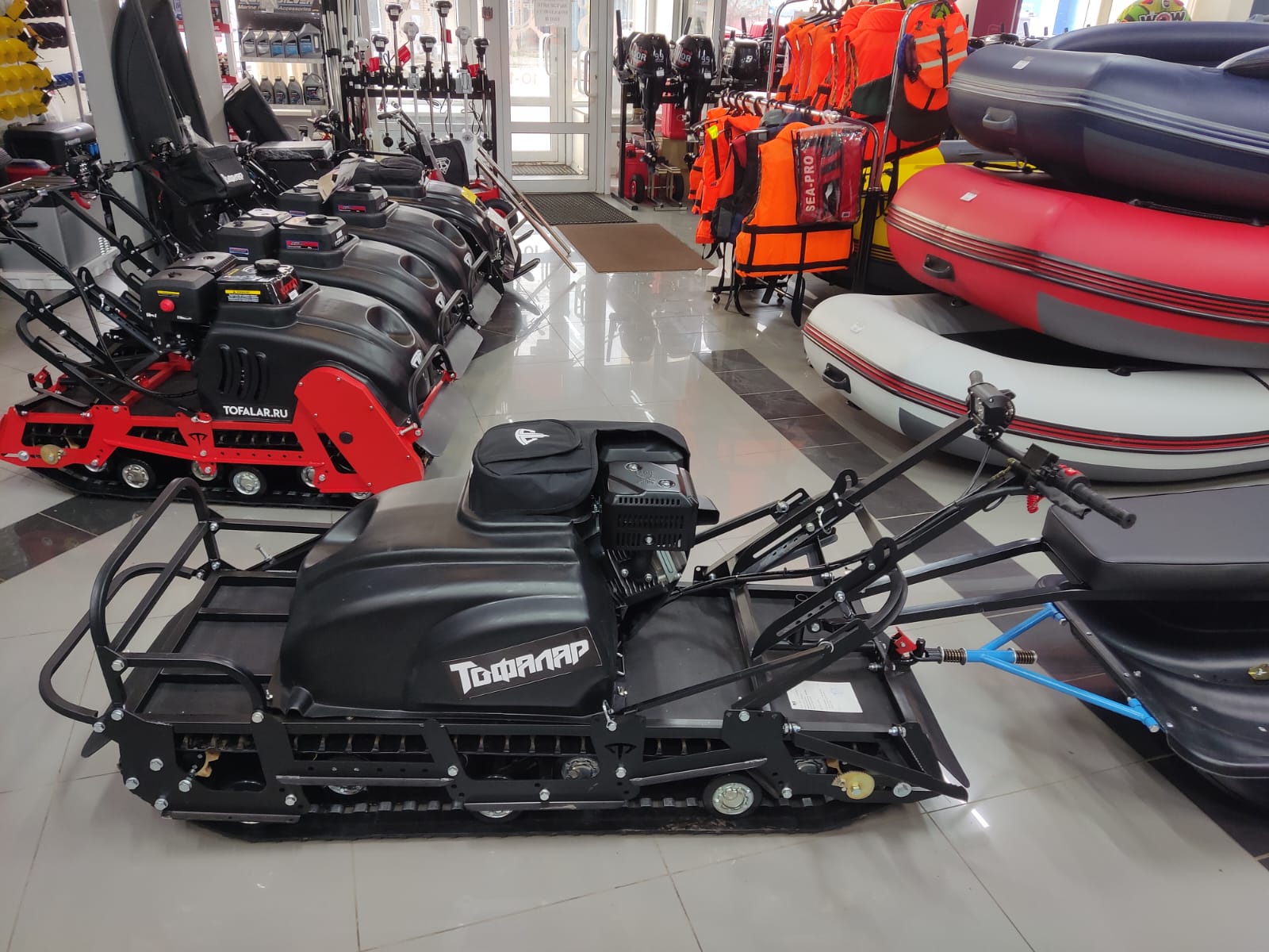 Мотобуксировщик Тофалар 500 Long +20л.с.!