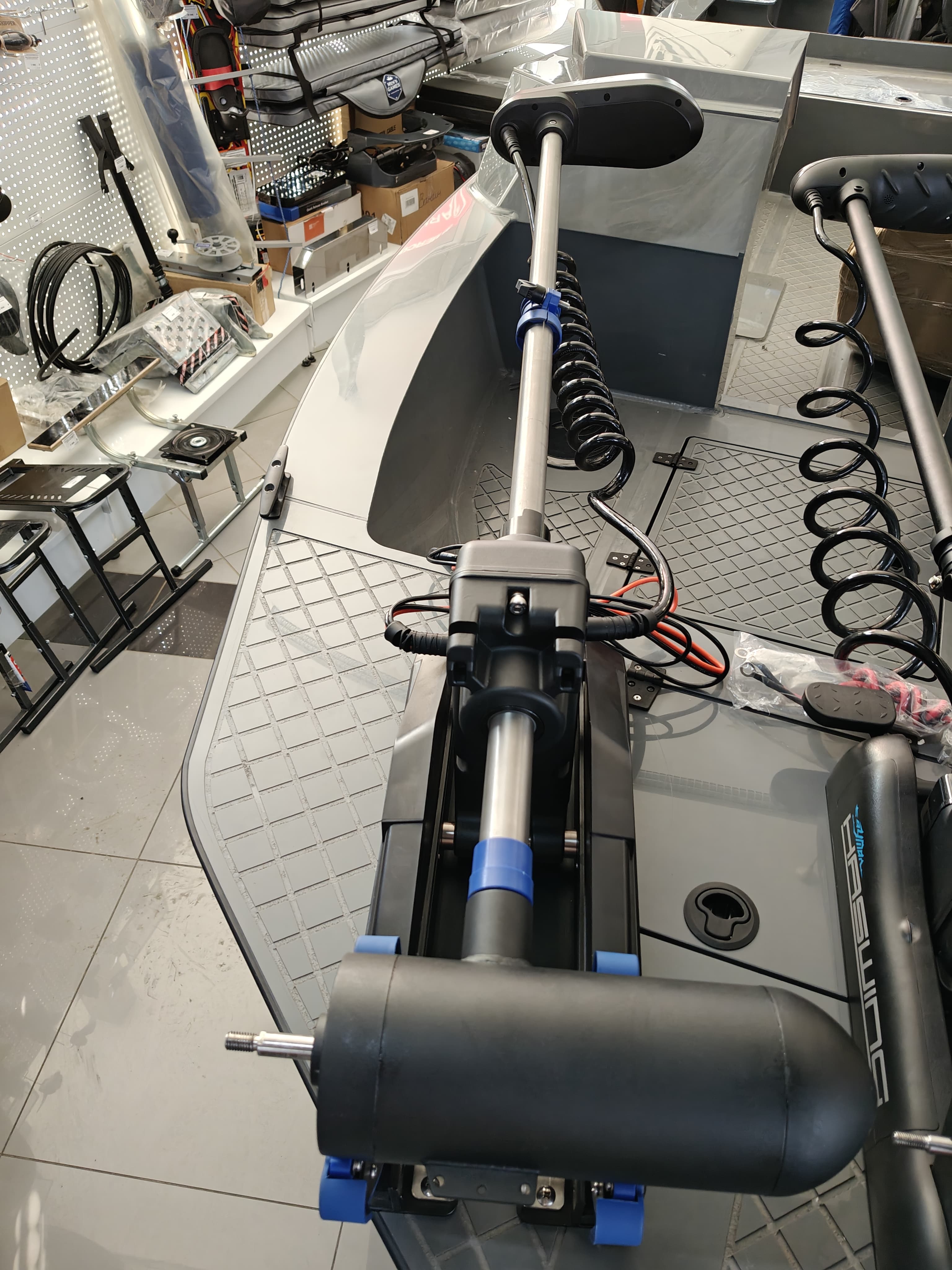 Электромотор носовой HIDEA OMS150S 12V GPS