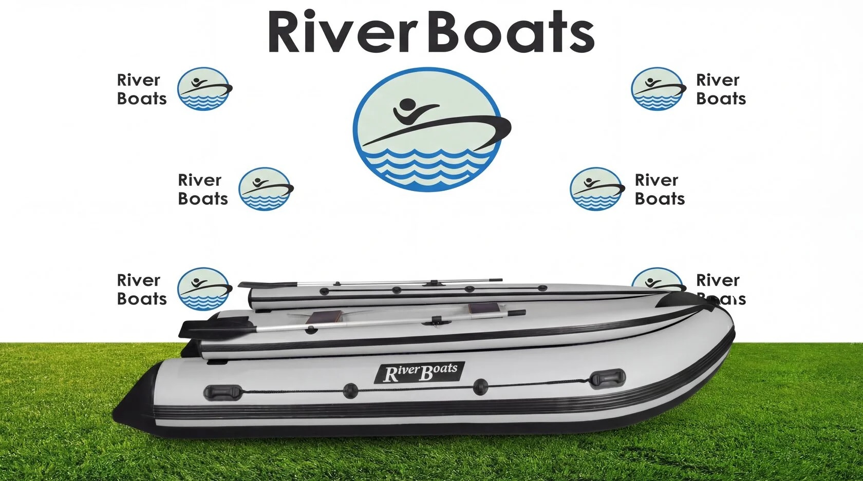 Лодка ПВХ RiverBoats RB – 430 (НДНД) + Фальшборт