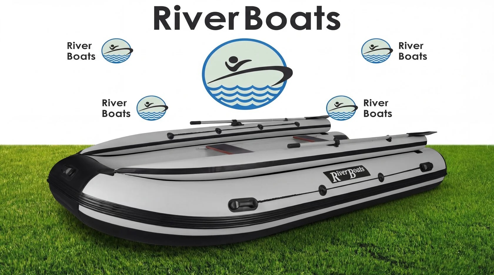 Лодка ПВХ RiverBoats RB – 430 (НДНД) + Фальшборт
