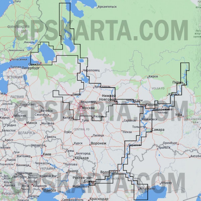 Карта C-MAP MAX-N+RS-Y050