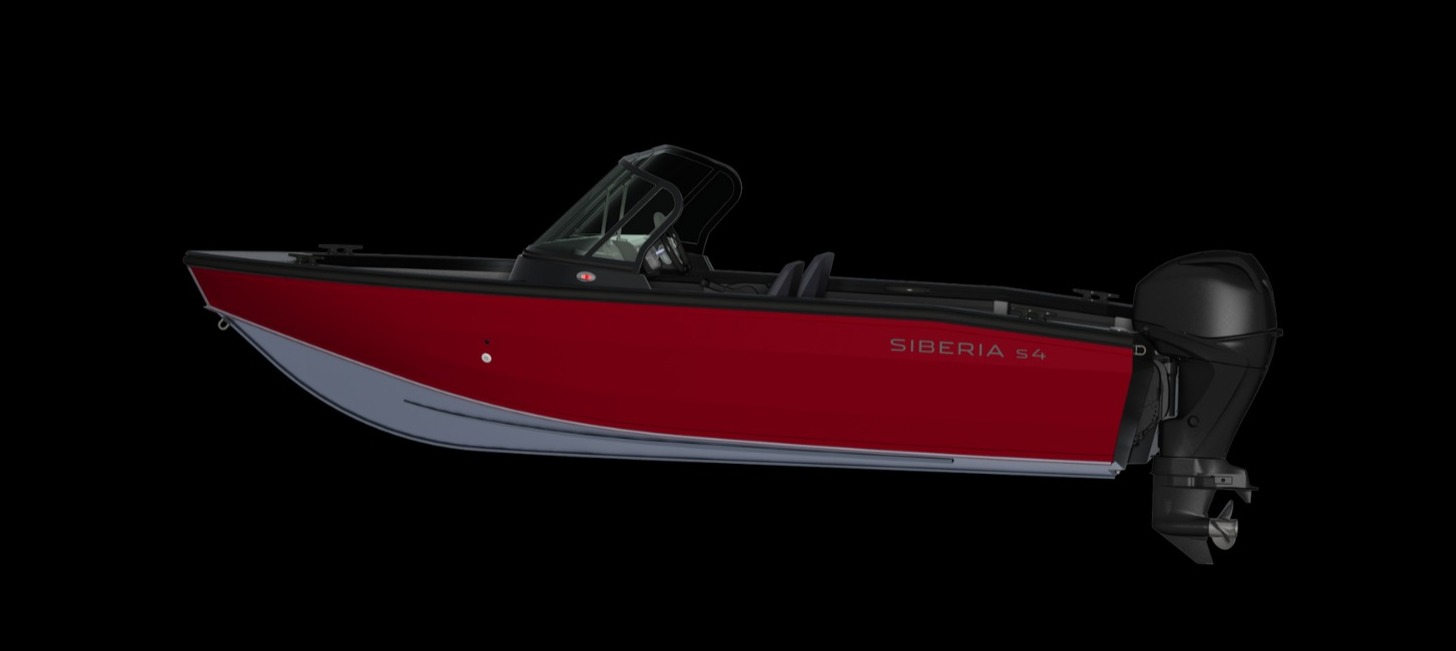 Лодка алюминиевая SIBERIA s4.  Мод. 1