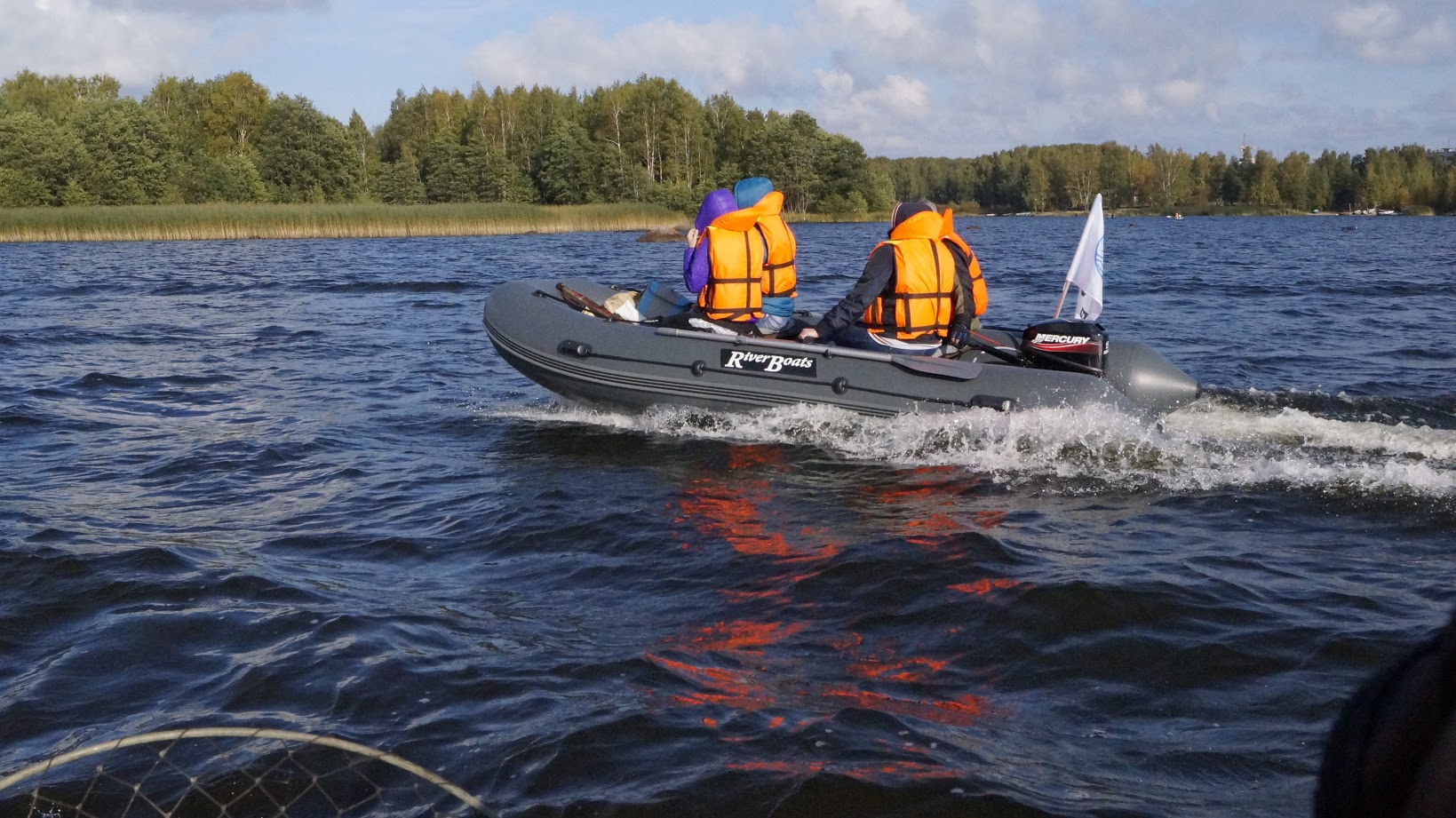 Лодка ПВХ RiverBoats — 410 (Киль)