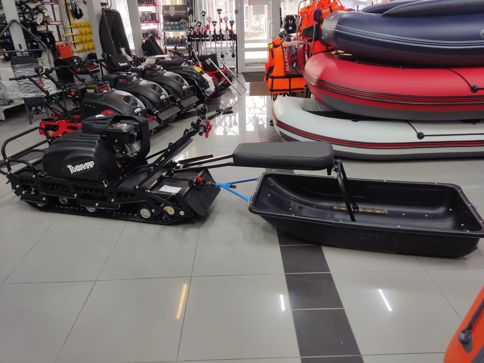 Мотобуксировщик Тофалар 500 Long +20л.с.!