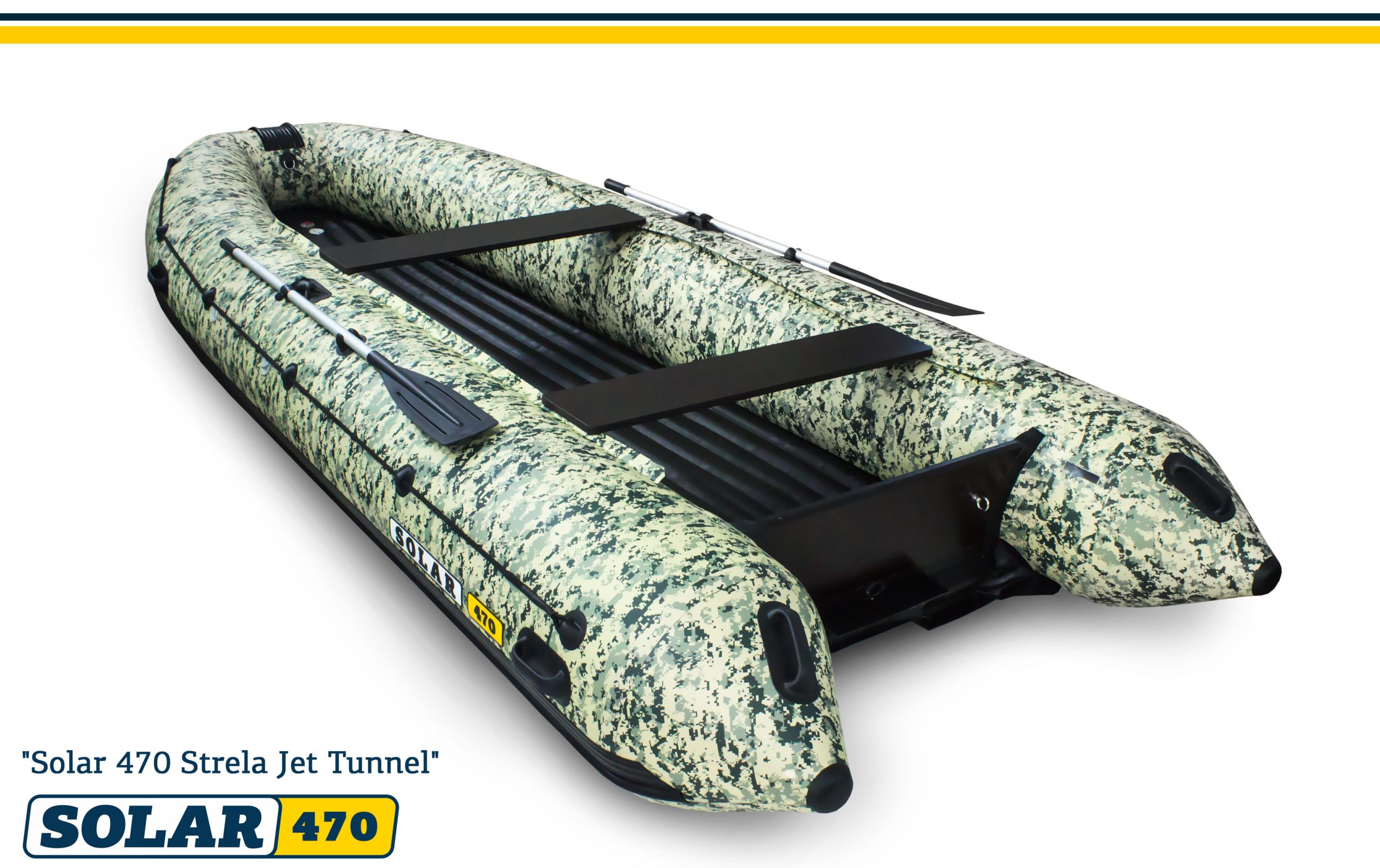 Лодка "Солар-470 Strela Jet Tunnel"